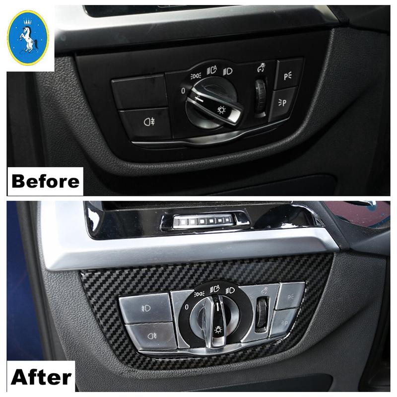 ABS Auto Window Lift / Head Light / Read Lamp / Dashboard Decor Frame Cover Trim Accessories Interior For BMW X3 G01 2018 - 2024
