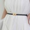 Women Dress Belt Imitation Leather Versatile Solid Color Design Waistband Dresses Shirts Tops Waist Belt Clothing Accessory