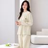 Island Fleece Pajamas Women'S Autumn And Winter Fleece Thickened Warm Coral Fleece Casual Loungewear Set