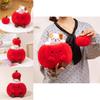 Peluche Creativo a Forma di Mela Tricolore per Gatti per Bambini, Confort e Regalo