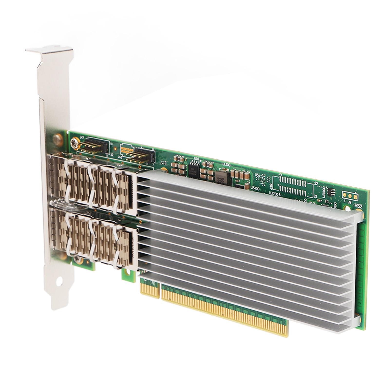 

Гігабітна мережева карта 100G SFP28 Оптоволоконна NIC PCIe 4.0x16 E810 Оригінальний чіп Мережевий адаптер