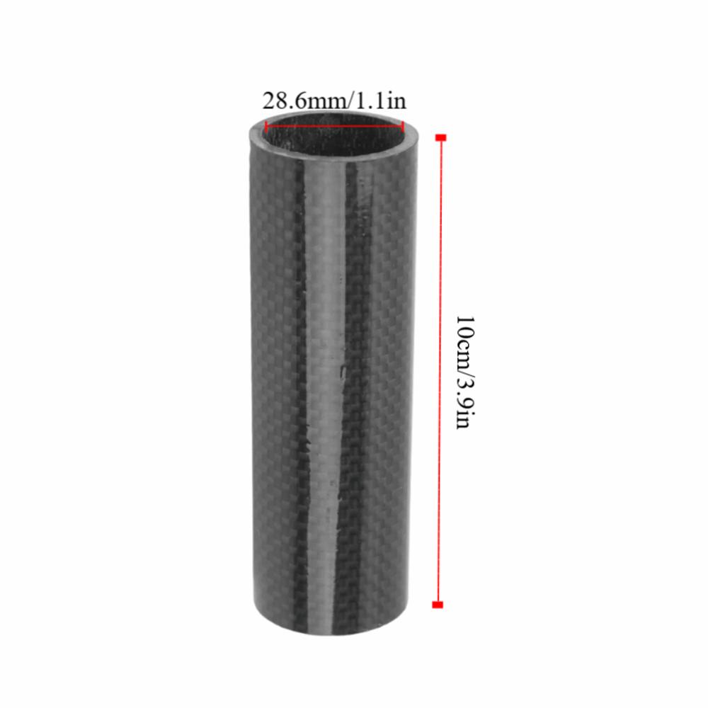 3K Carbon Fibre Bike Fork Washer 10cm Length Bike Stem Spacer  Bike Accessories