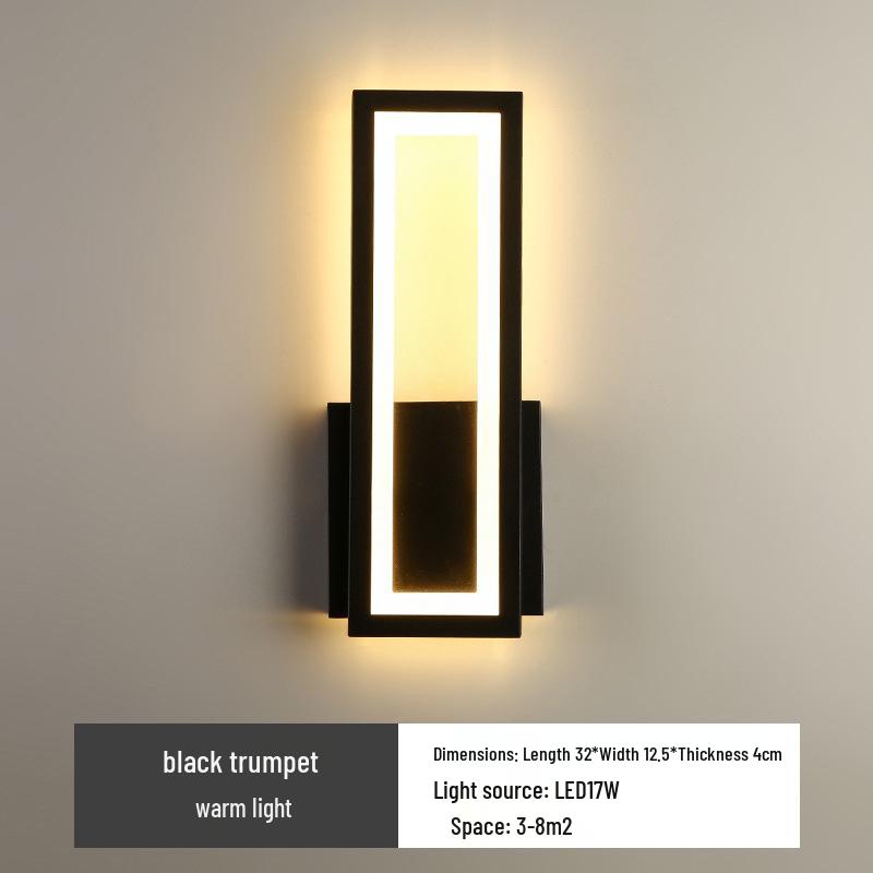 Modern LED Wall Lamp: Sleek Design for Bedroom, Living Room, and Hallway