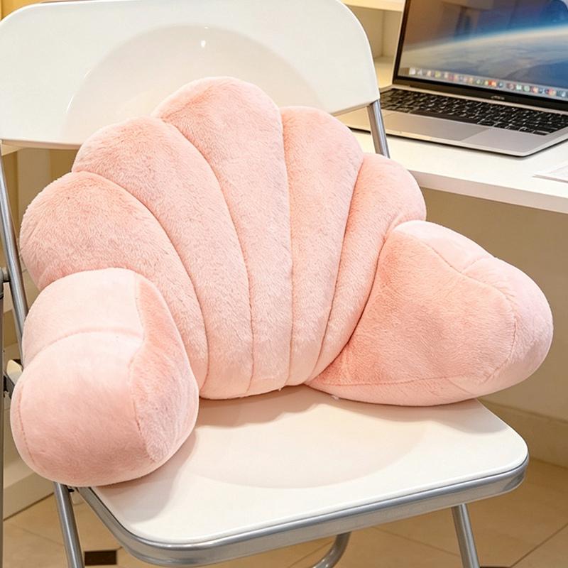 Schelp Taillekussen Zacht Pluche Kleurrijk Zee Schelp Kussen Zitten Voor Een Lange Tijd Om De Taille Te Beschermen Zitmaatje Huisdecoratie 60cm