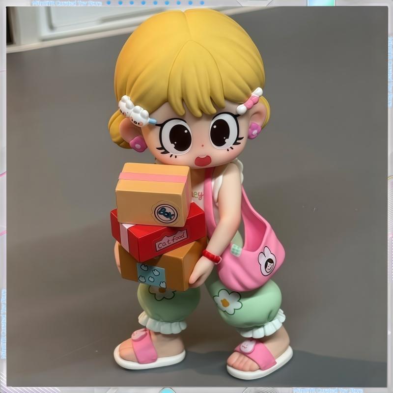 In-Stock Milay Girls Mystery Box Lazy Time Series 3 Trendy Figurines & Ornaments In-Stock Birthday Gift For Girls