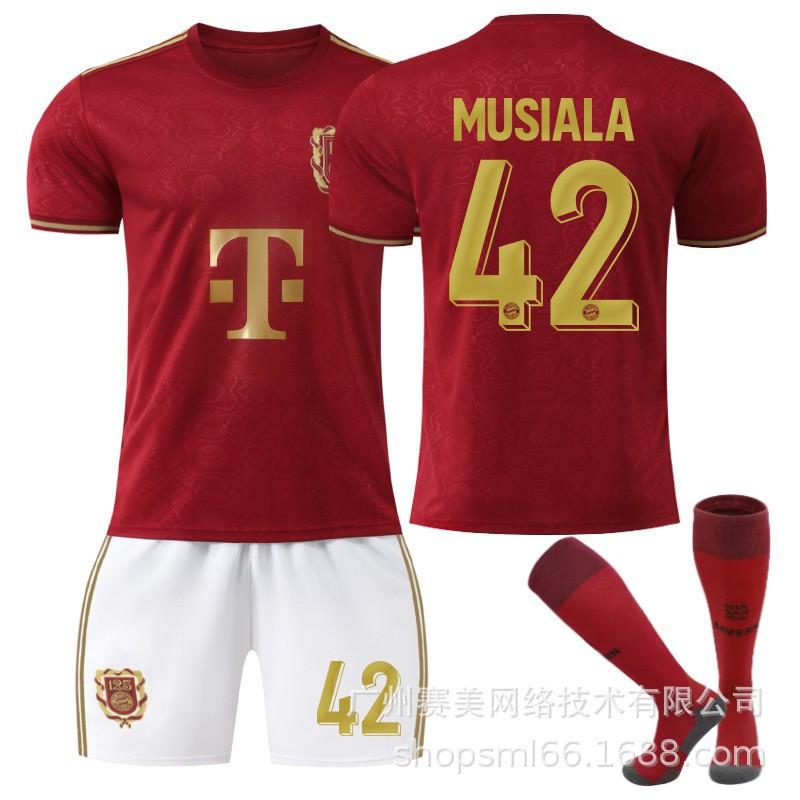 25 Bayern's 125th Anniversary Edition Football Jersey Set 9 Kane Muller 6 Kimish Cross-Border Shirts