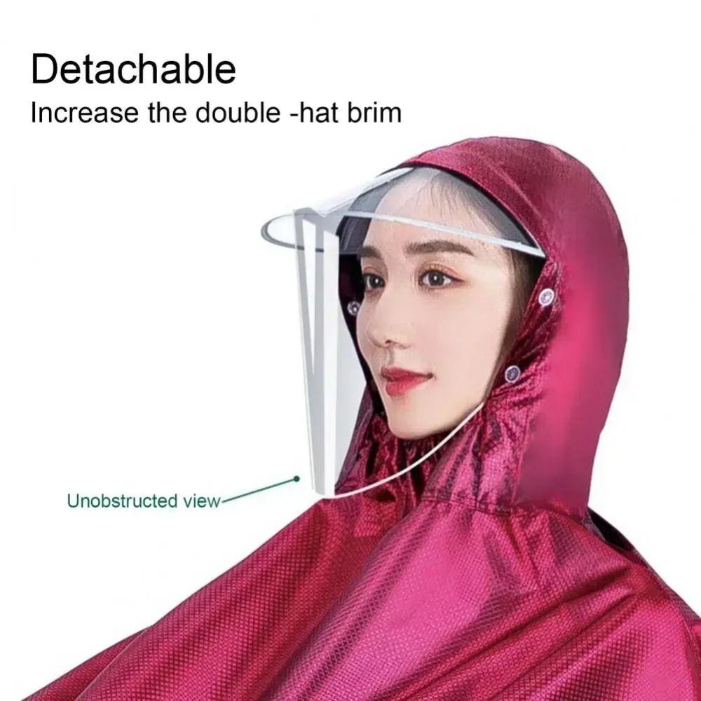 Thickened Material Waterproof Coat Waterproof Construction Adult Poncho  Electric Scooter