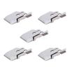 5 Pcs Quilting Presser Foot Stainless Steel Straight Stitch Process Strong Lightweight Sewing Machine Presser Foot