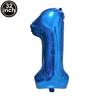 Blue Large Numbers Balloon 32 Inch 0 1 2 3 4 5 6 7 8 9 Birthday Digit Bachelorette Balloons Figure Golob Party Ballon Decoration 5