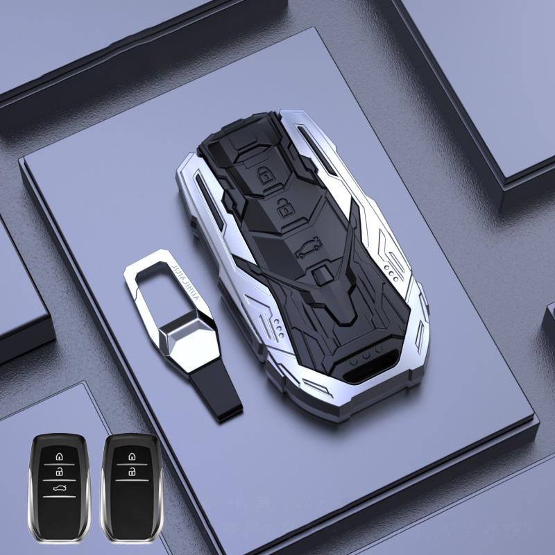 New Car Key Case Cover For Toyota Prius Camry Corolla C-HR CHR RAV4 Prado 2018 2022 Protector Key Shell Auto Accessories