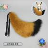 Accessori cosplay in peluche con orecchie e coda di animale grandi fatti a mano per dropshipping accessori coda di volpe coda di lupo