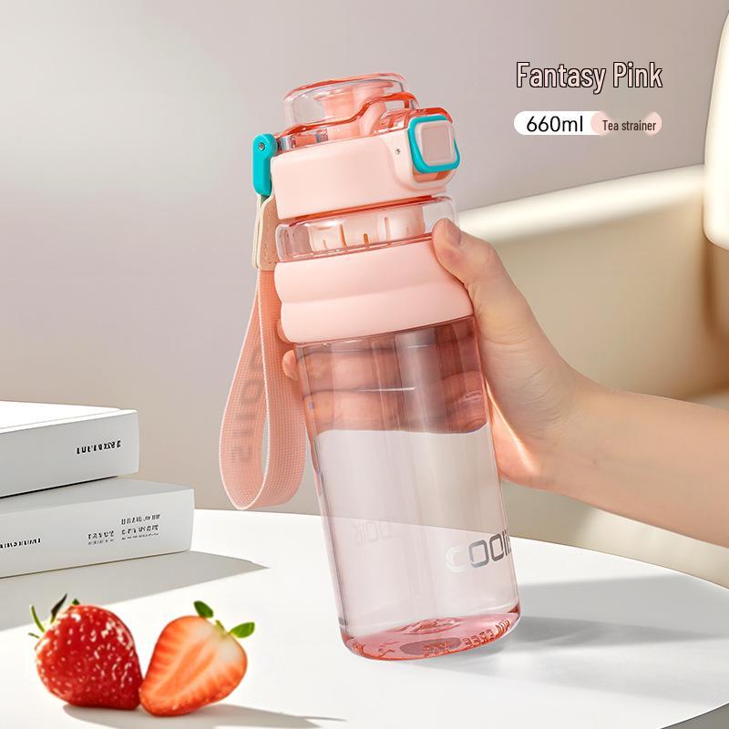 Coolleesi 660ml Tritan Student Sports Water Bottle for Men & Women - Stylish & Portable 2026 Model