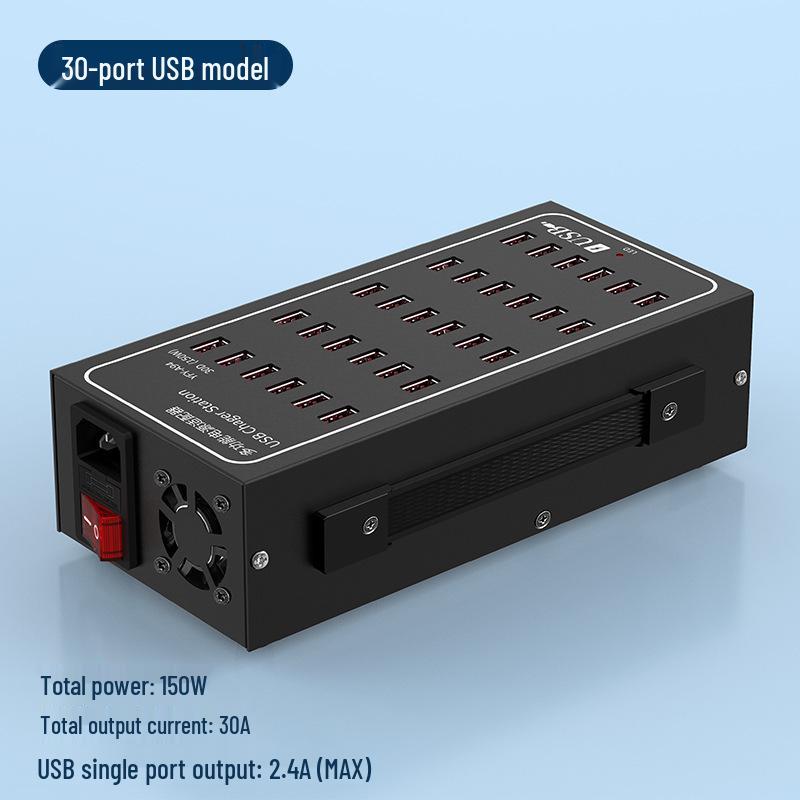Multi-Port USB Fast Charger: Smart Desktop Charging Station for Multiple Devices
