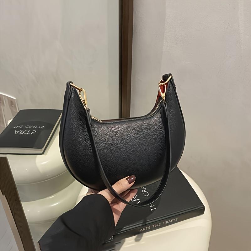 Women's Handbag, Luxurious Crescent-shaped Crossbody Bag - a Shoulder Bag Suitable for Casual or Formal Occasions.