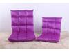 Lazy Tatami Sofa Chair: Compact, Foldable Single Bed with Adjustable Backrest for Bay Window or Floor.