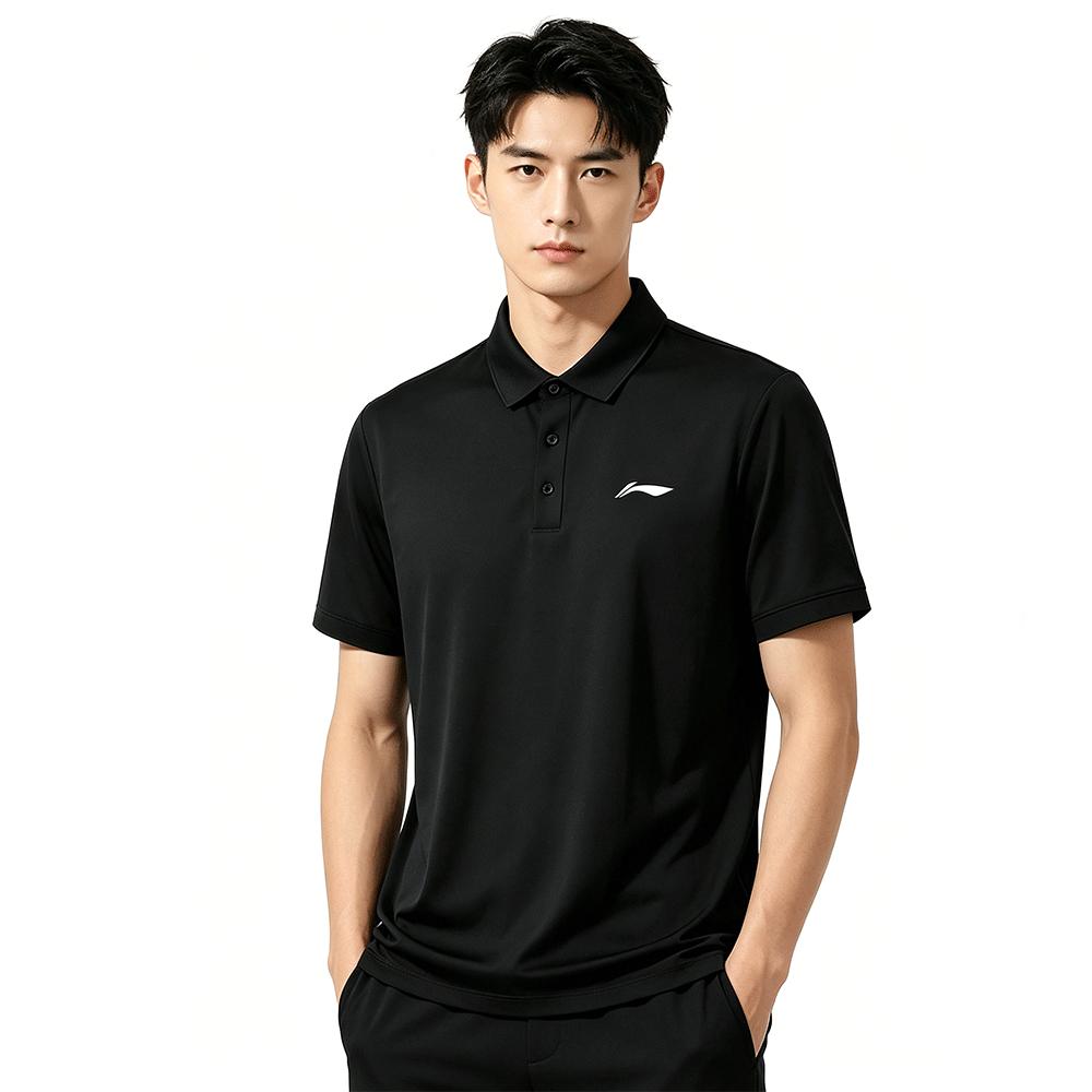 Li-Ning Lightweight Breathable Comfortable Sports Dry Durable Business Simple Casual Lightweight Polo Shirt Unisex tops YPLW061-7