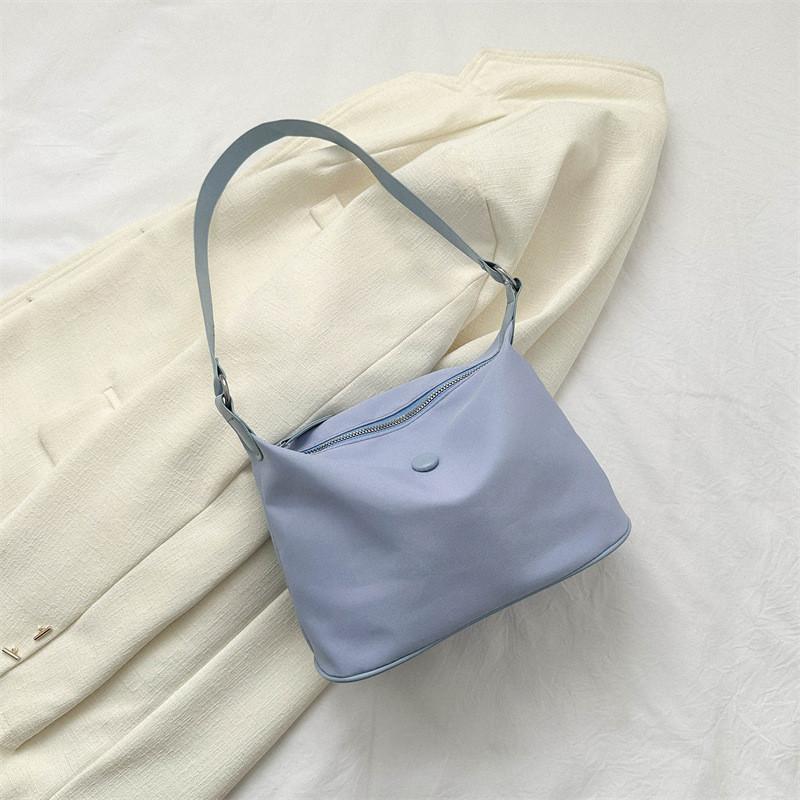 Fashionable And Stylish Autumn Season Single Shoulder Tote Bag For Women In Black Pink Blue Or White
