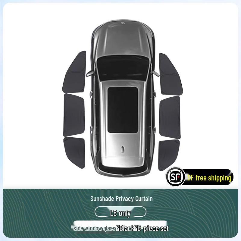 Ideal L6L9 Car Sunshade: Heat Insulation, Privacy, and Light-Blocking Curtain