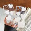 Ins Simple White Love Is Suitable for Iphone13/14 Mobile Phone Case Women's Apple 12 Transparent 15 All-inclusive 11 Anti-drop