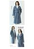 Jielan 2024 Autumn/Winter Women's Double-Sided 100% Wool Mid-Length Loose Coat