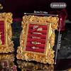 Vintage-inspirierte Ringhalter-Schale Schmuck-Displayständer Mit Samtauskleidung Und Harz-Handwerkskunst Foto-Styling-Werkzeug