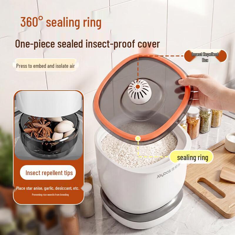 Food Grade Insect-Proof Rice and Grain Storage Dispenser