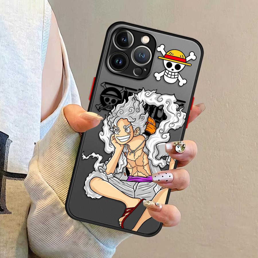 One Piece Luffy Cool Case for iPhone 17 Pro Max 16 Plus XS XR 14 12 15 Air 7 8 SE 11 13 Mini Funda Back Phone Cover