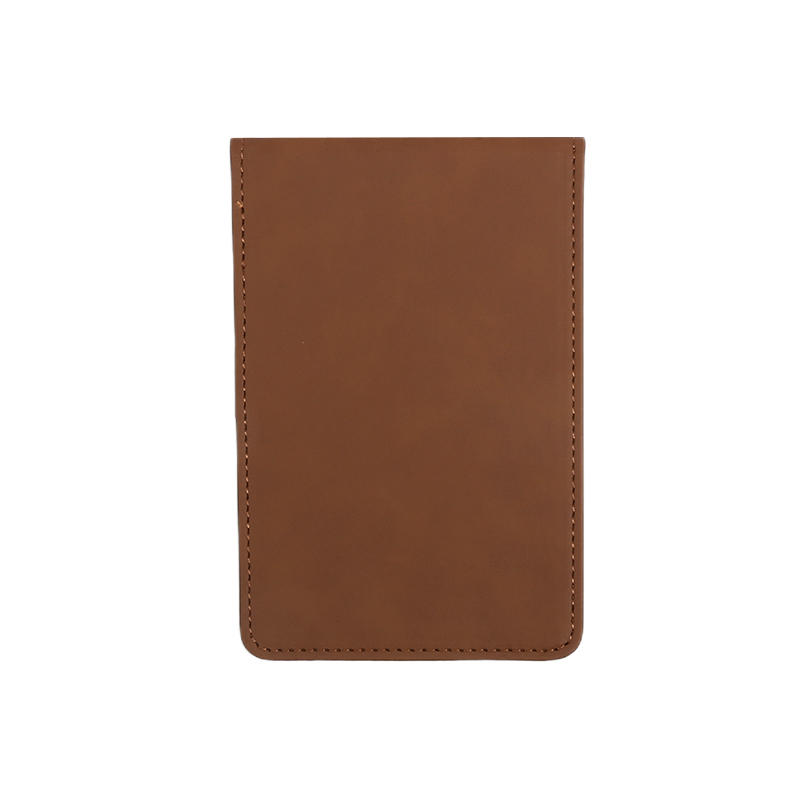 Restaurant Menu Clipboard A6 Writing Pad PU Leather Clipboard Mini Paper Tablet Conference Folder Colorful A6 Bill Clip