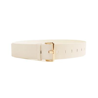 LANGZI Tri-acetate Short Sleeve Dress with Belt