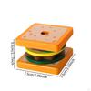 Food Stacker Toy Color Recognition Children Wooden Puzzle Wood Game for Birthday Gift