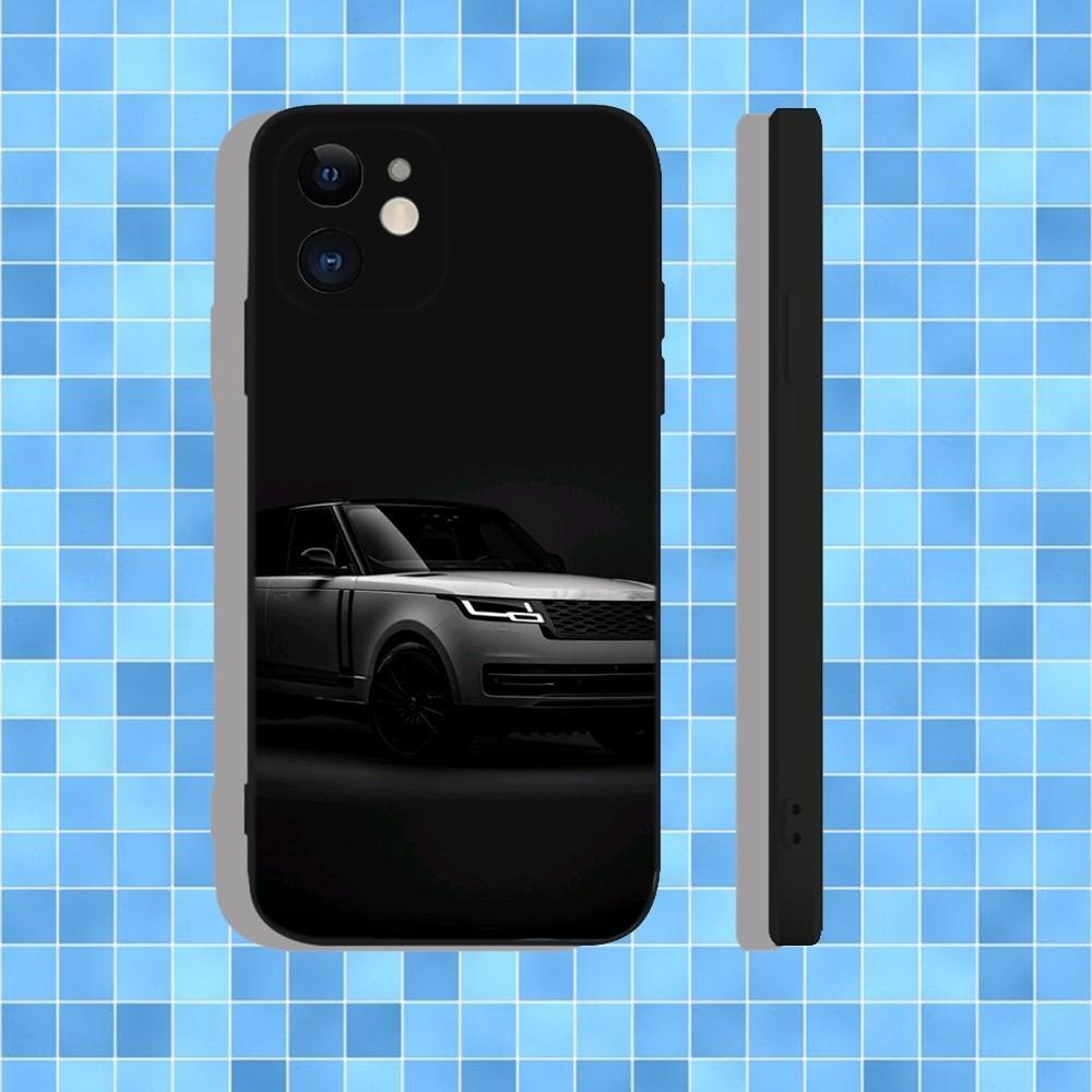 R-Range Roveres Sport Car Phone Case For iPhone 16,15,14,13,12,11,Pro,Max,Plus,X,XS,XR,SE,8,7,Mini,Soft Silicone Black Case