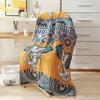 100% Cotton Gauze Large Bath Towel For El Home Bohemian Style Floral Print Throw Blanket Lightweight Sofa Cover Shawl Blanket