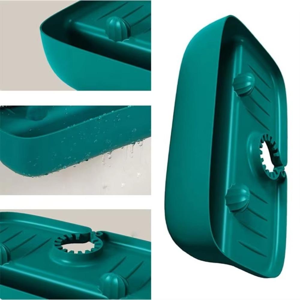 Water Collecting Pad Silicone Sink Drain Rack Splash Proof Kitchen Sink Shelf Organizer