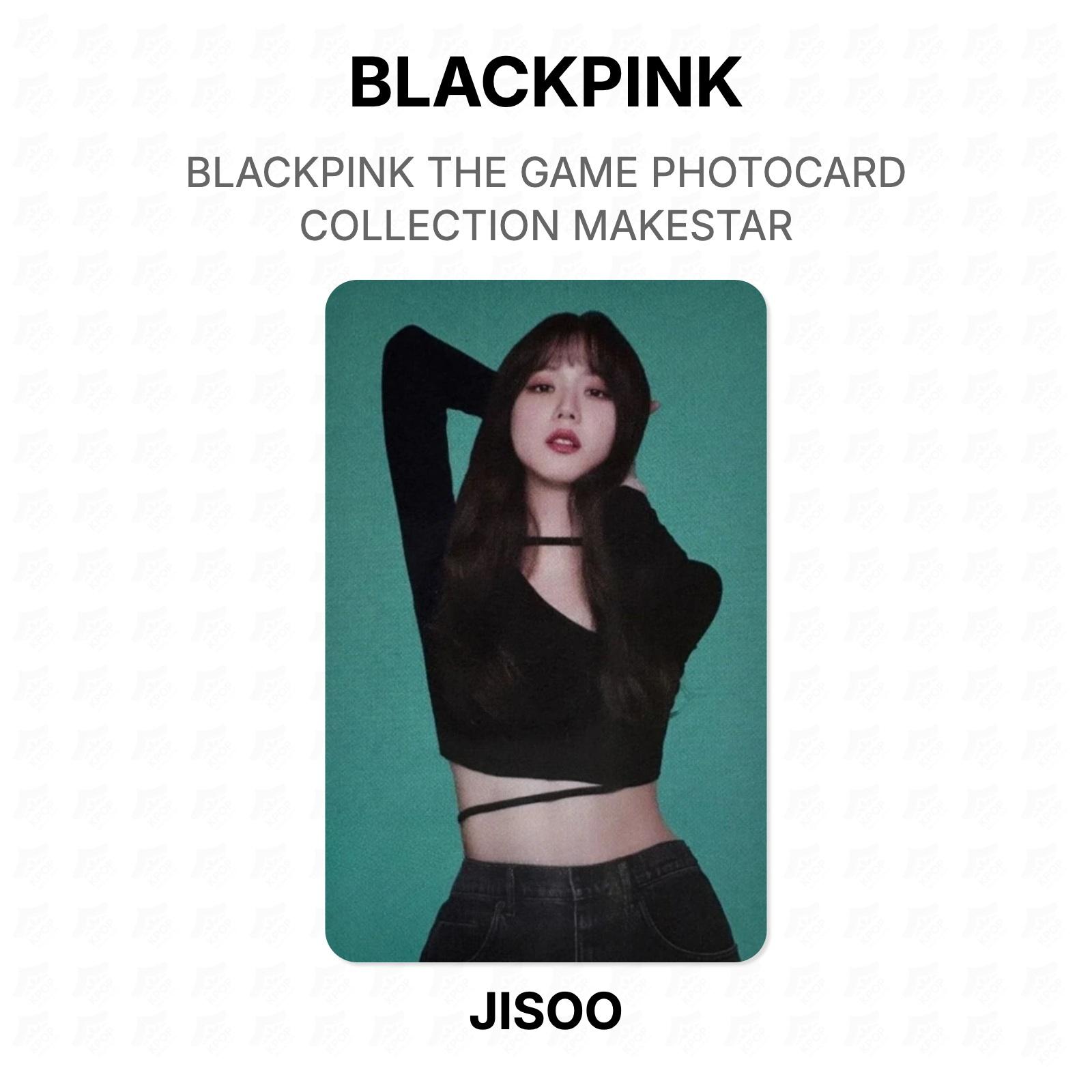 BLACKPINK THE GAME PHOTOCARD COLLECTION MAKESTAR Official Photocard JISOO