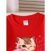 Kids Sweatshirt,Round Neck Fashion Sweatshirt Featuring Adorable Animal Prints, Autumn and Winter,Round Neck Sweatshirt Casual Comfortable Warm