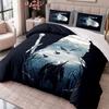 Geralt 3Pcs Bedding Set Duvet Cover With Two Pillowcases For Bedroom Home Decoration