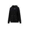 (WMNS) Embroidered Logo Loose Hoodie Black Women's DM6202-010