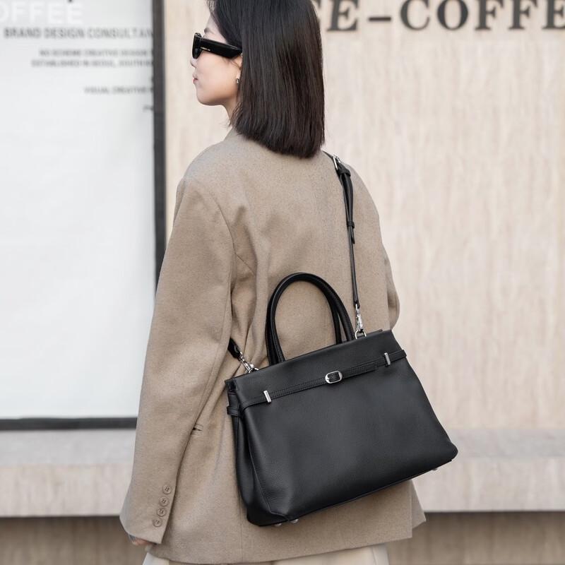 

Универсальная женская сумка-тоут Dou Xiaozhu из натуральной кожи в стиле Келли