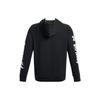 Under Armour Alphabet Logo Print Hooded Sweatshirt Men Tops Black 1379760-001