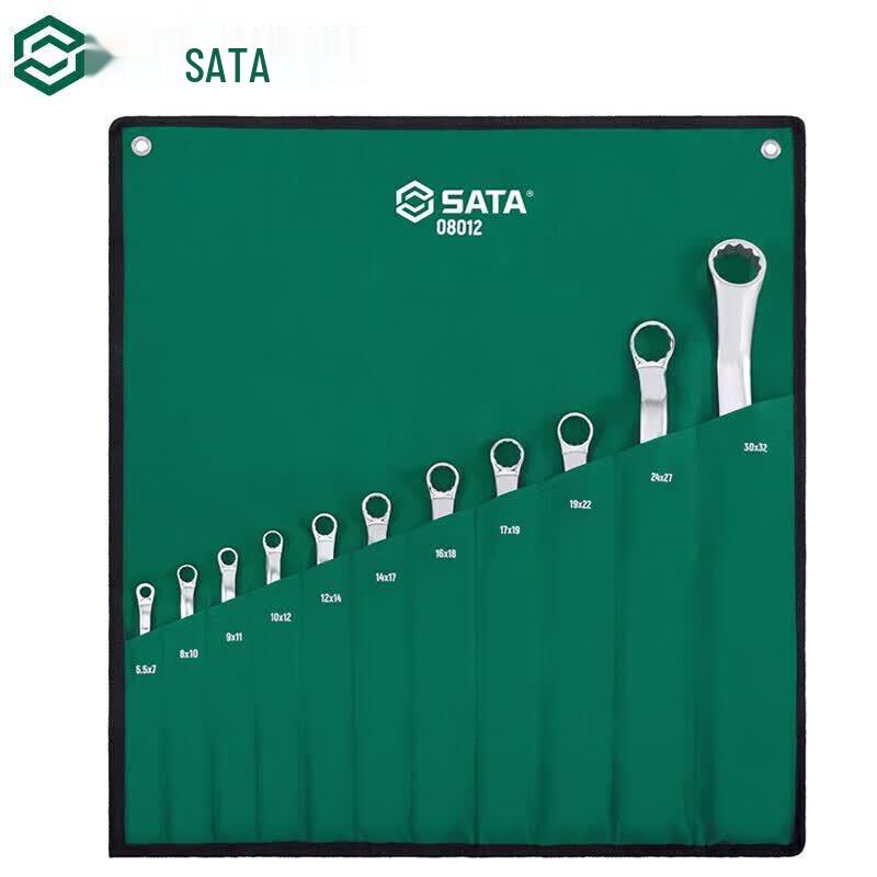 SATA 11-Piece Double Box-End Wrench Set