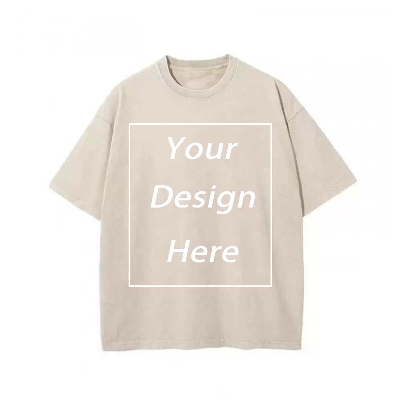 

DIY41 Выстиранные винтажные футболки для пары, уличная ретро панк футболка женская, хлопок, короткий рукав, с настраиваемым рисунком, топы 3XL