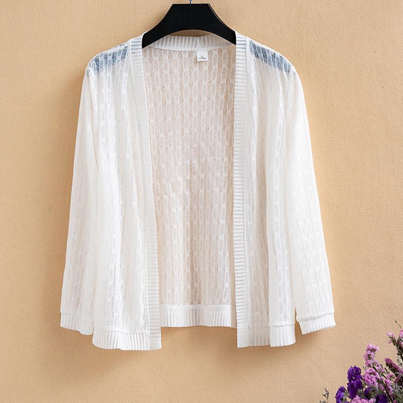 Short Lace Cardigan Summer Thin Jacket Sun Protection Shirt Air-conditioned Shirt Shawl
