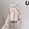 For Google Pixel 8 9 10 Pro XL Case PU Leather Wristlet Card Bag Grip Strap Shoulder Long Crossbody Lanyard Ring Clasp Cover