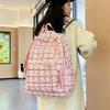 Backpack girl junior high school student casual backpack sweet cute schoolbag lightweight backpack