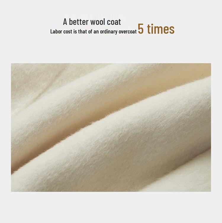 2025 Autumn/Winter Women's Double-Sided Cashmere Wool Coat Suit Jacket