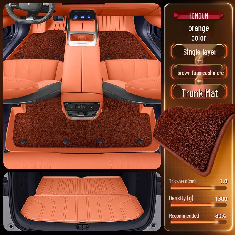 Deep Blue L07 TPE2025 5-Seater Car Floor Mat Set - Interior Carpet Accessories