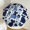 1PC cat flower Umbrella-8-Rib Reinforced Portable Folding Travel Suitable for All Seasons Outdoor Daily Use  -J0401