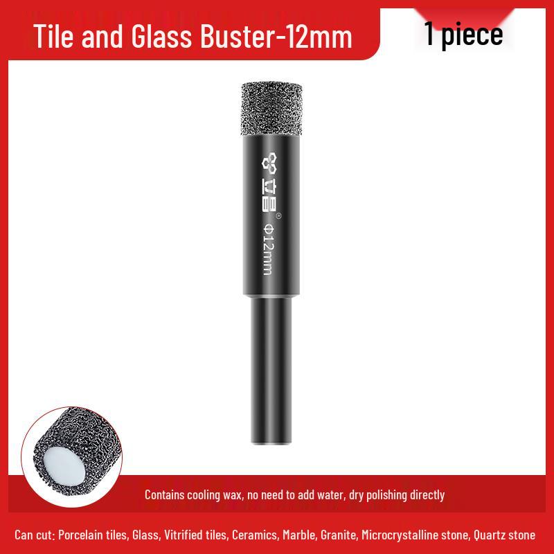 Tile and Glass Drill Bit - Hole Saw for Marble and Tile Drilling