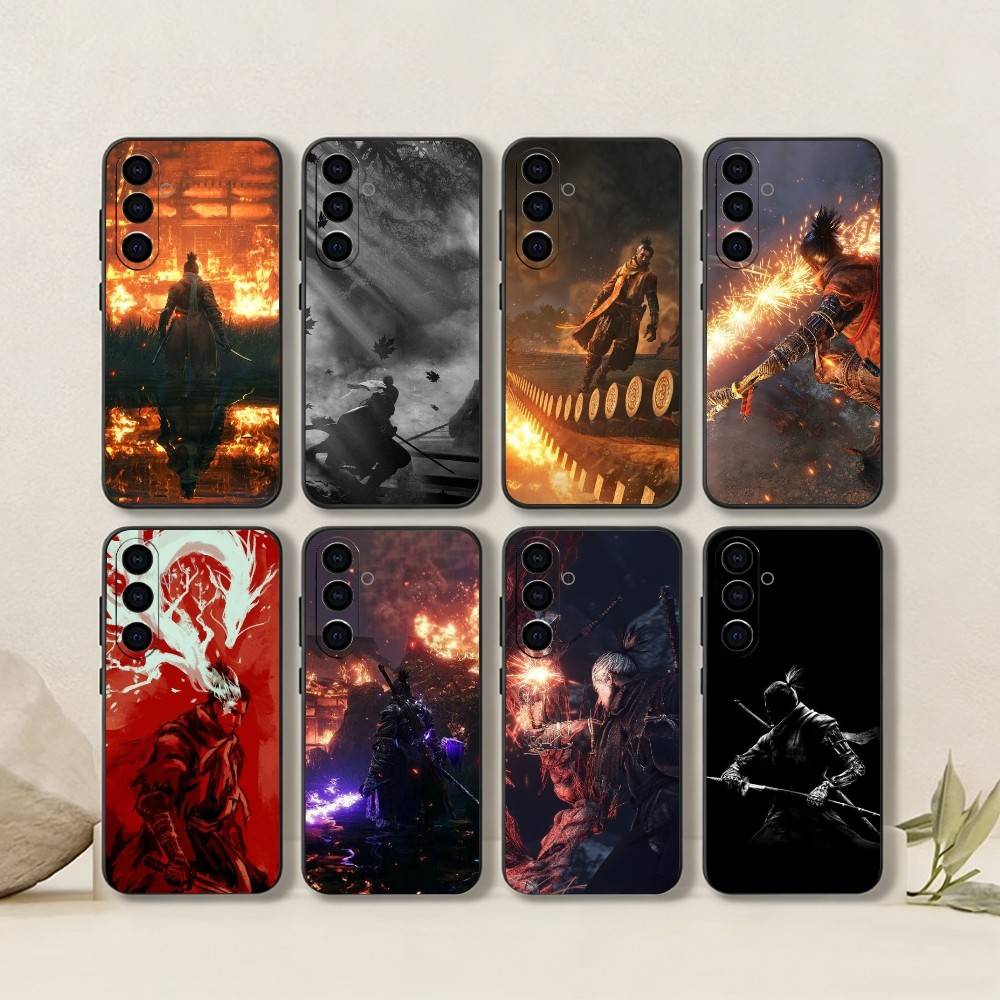Sekiro Shadows Die Twice Phone Case For Samsung Galaxy A73,A72,A71,A70,A53,A52,A51,Soft Silicone Black Cover