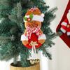 4Pcs Elk Backpack Pendant Snowman Xmas Tree Ornaments Creative Christmas Ornaments  Party